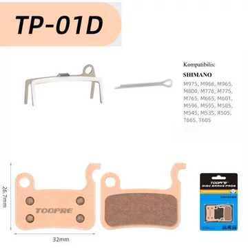Fékbetét TOOPRE TP-01D