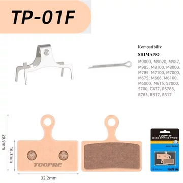 Fékbetét TOOPRE TP-01F