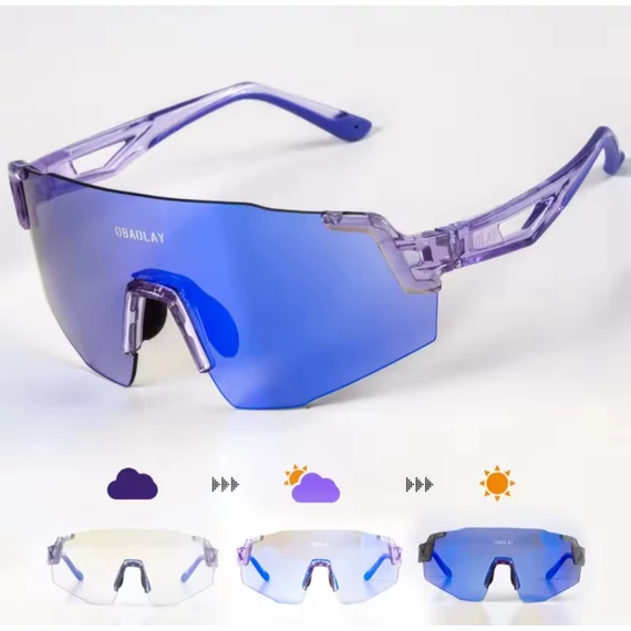 OBAOLAY 938 Fotokromatikus Sport Szemüveg/Rózsaszín