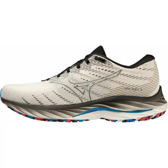 Mizuno Wave Rider 26 Snow White/Silver/Ibiza Blue  41/7.5