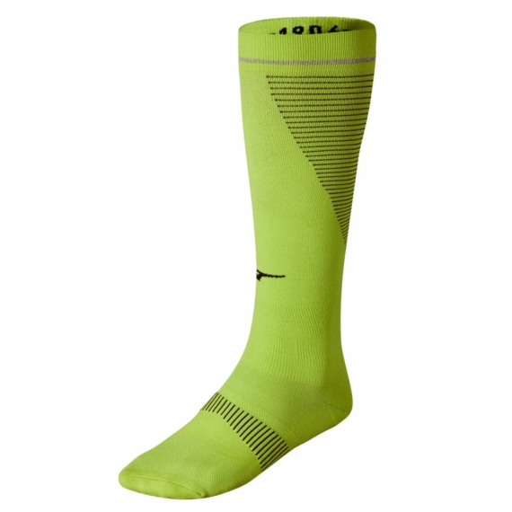 MIZUNO Compression Socks/ Lime Green
